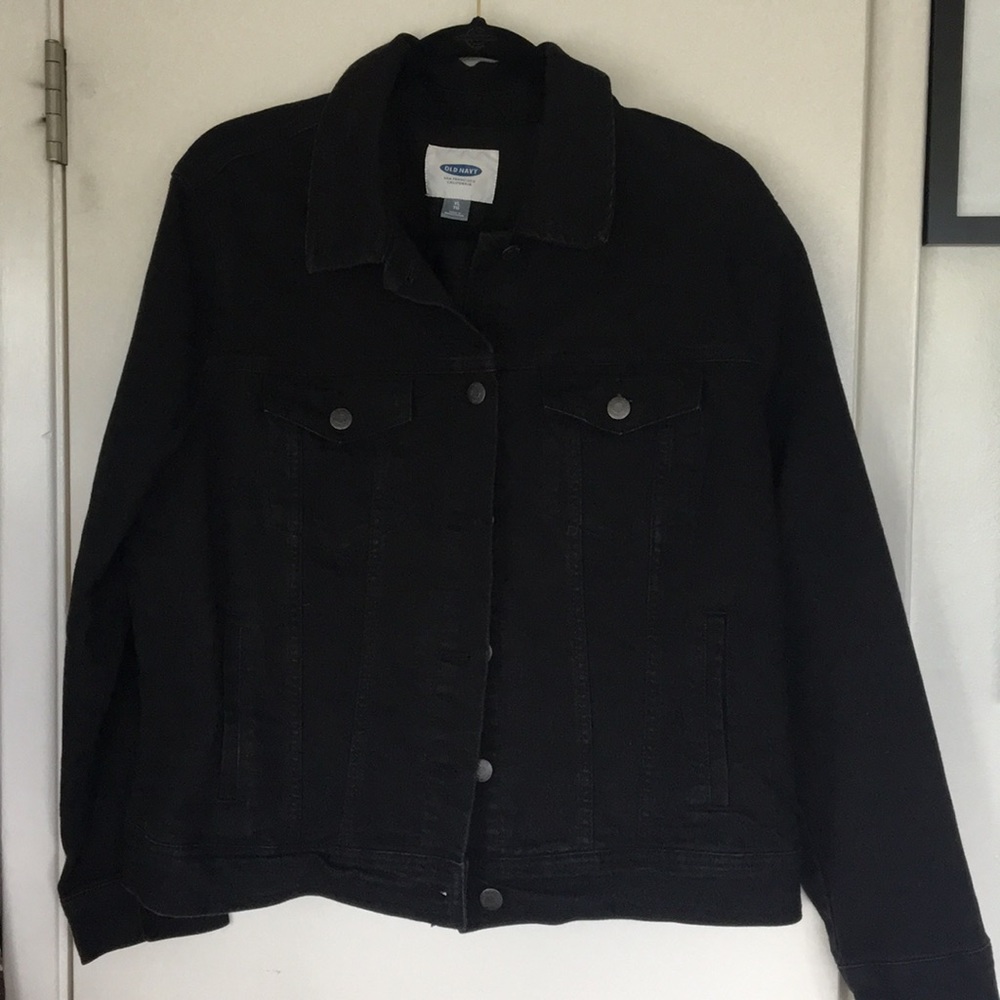 Brand new Black Jean Jacket XL ❤️💙🧡